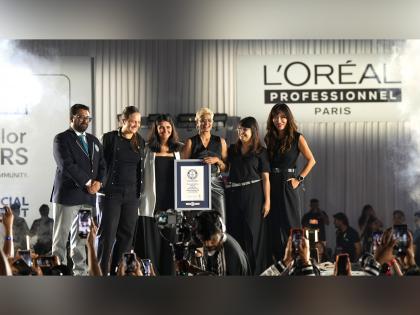 Guinness World Record hair color