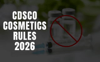 CDSCO cosmetic rules